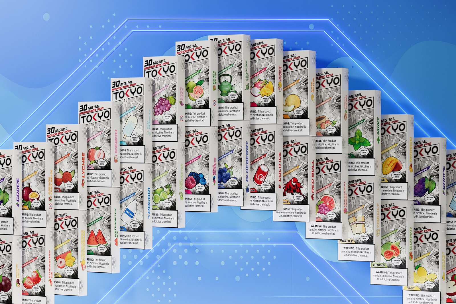 TOKYO MOHOO BOX 東京魔盒煙彈|大容量換彈式主機・買三盒加150送主機・台灣電子菸批發:圖片 3