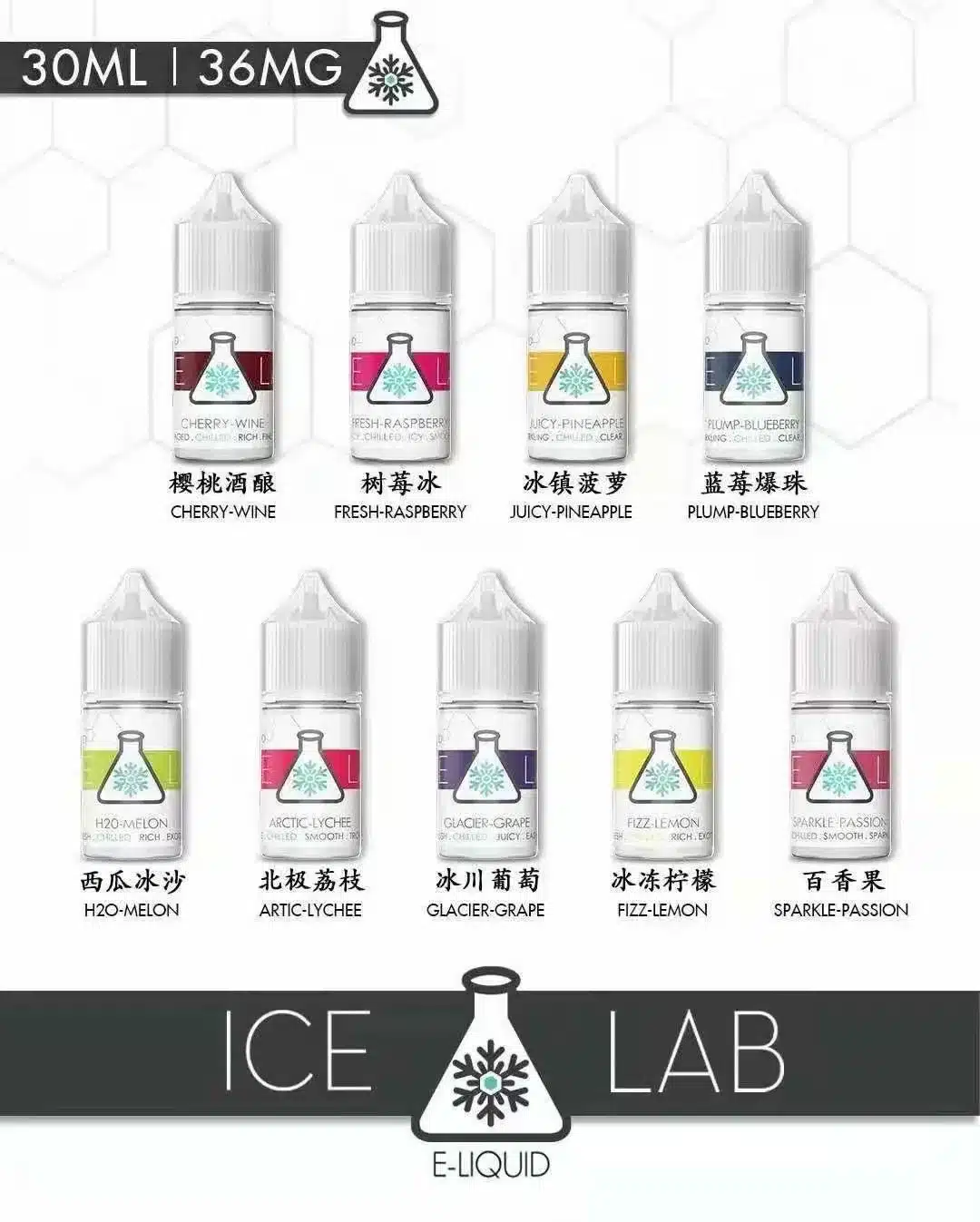 ICE LAB小煙油 冰凍實驗室 30ml/36mg